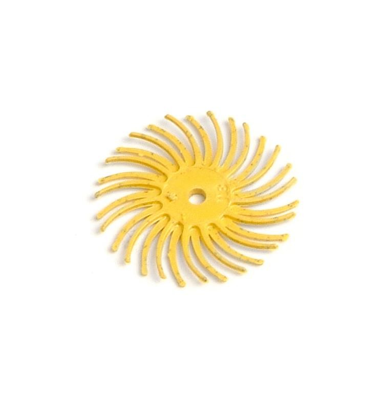 SUNBURST DEDECO YELLOW DISC 22 MM. (48 UNITS)  GRAIN 80