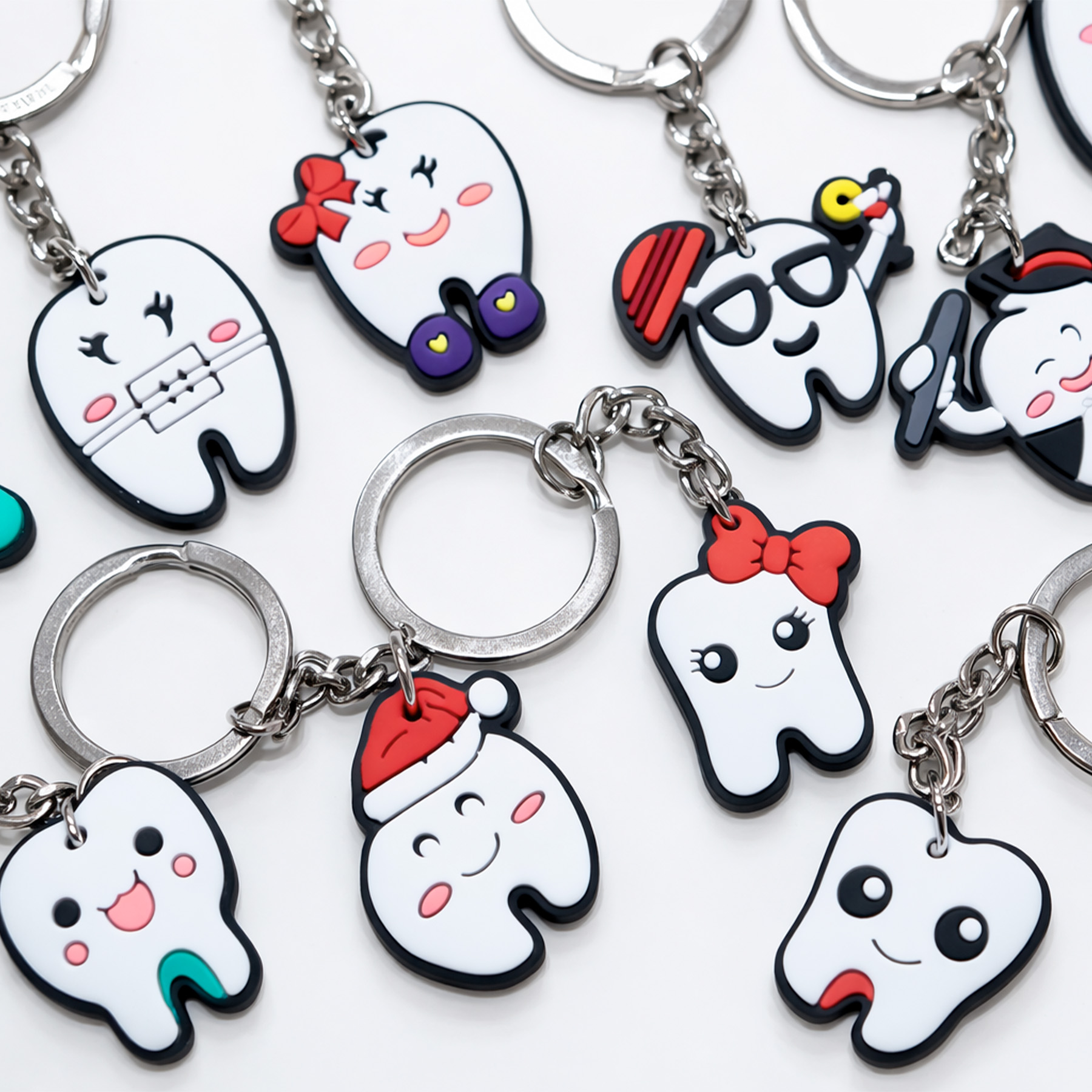 Dental Emoji Key Chain Bader