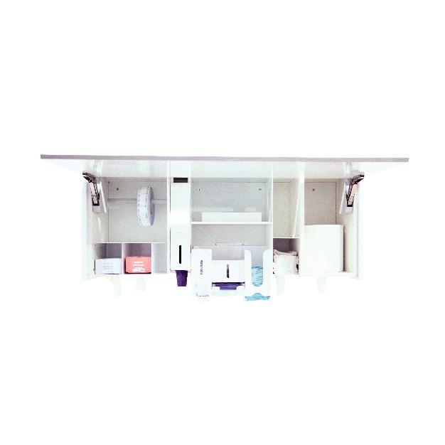 Laminated clinical cabinet – tall dispenser module