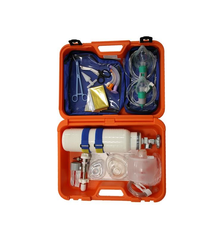 RESUSCITATION CASE WITH PRESSURE REG. 15L+OXY. BOT. 2L (UNCHARGED)