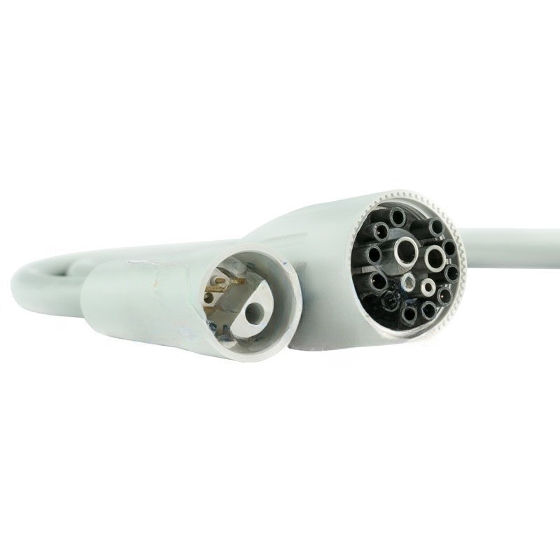 Ultrasound hose for Satelec Newtron without light, CEFLA connector, 135cm, ∅7mm, dark grey