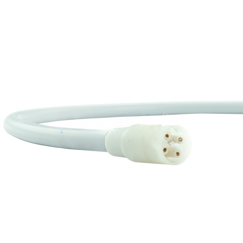 Hose for ultrasound EMS Piezon with light, open end, 200cm x 9mm diameter, light grey