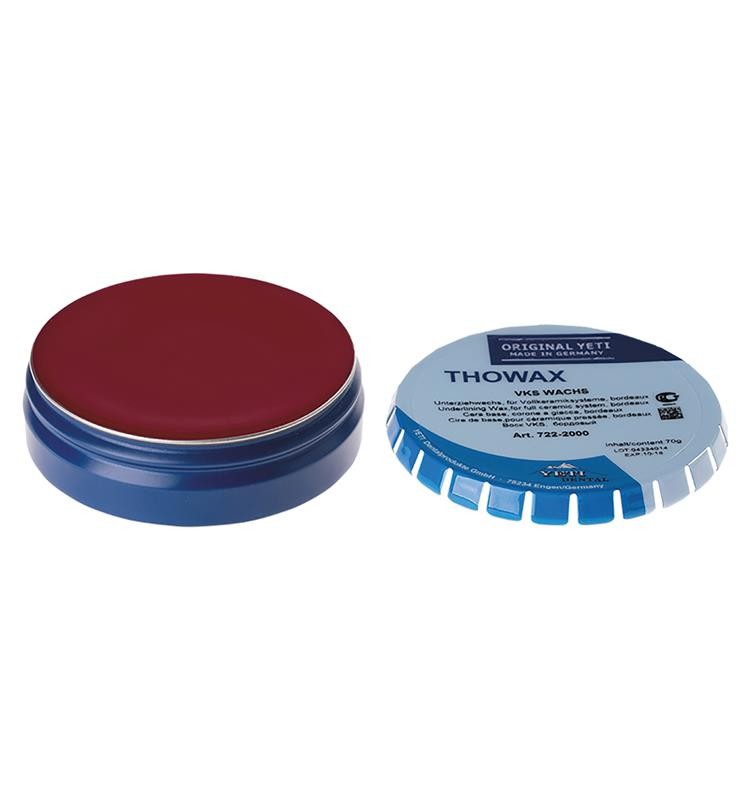 VKS (Empress) transparent burgundy base wax, 70g