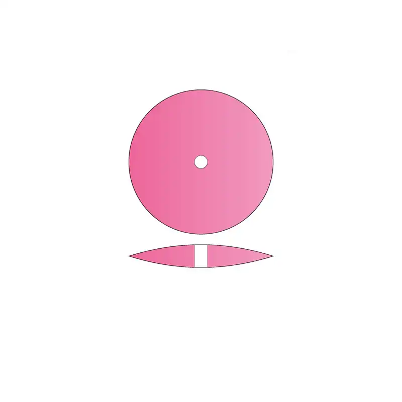 Pink Medium Lentil Polisher ISO 658.900.303.524.220 Bader