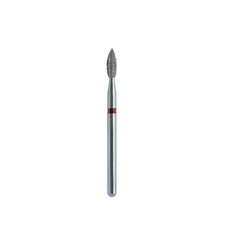 FG DIAMOND BUR STRAUSS MOD 368-016 RUGBY BALL SHAPE FINE GRIT