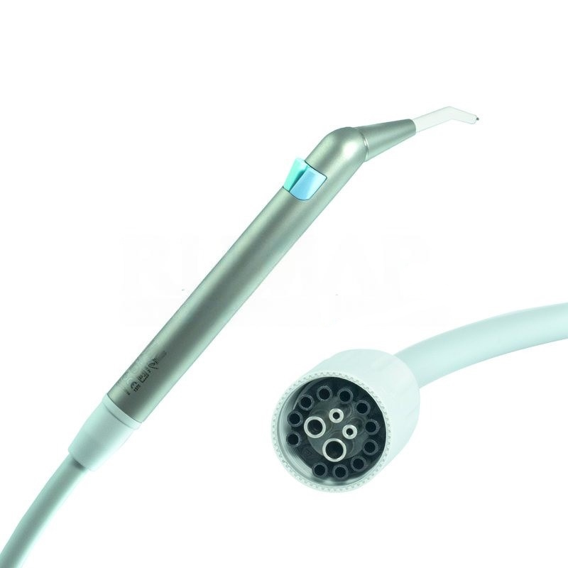 Luzzani Minimate Angled 3F Steel Syringe, CEFLA connector 120cm, grey