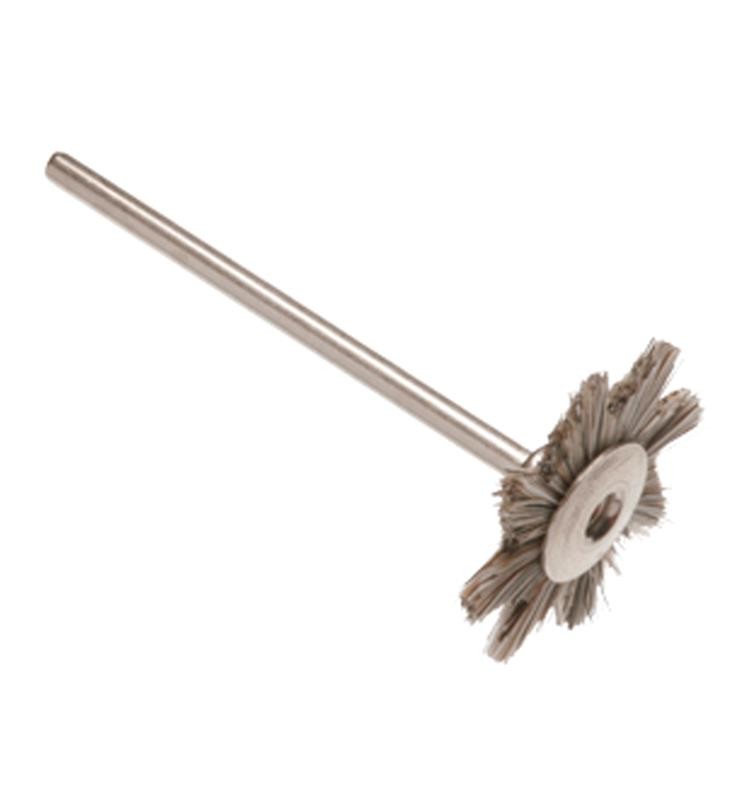HATHO BRUSH MNT. GRAY SILVERED HORSE 22mm MOD. GEZA 115 HP