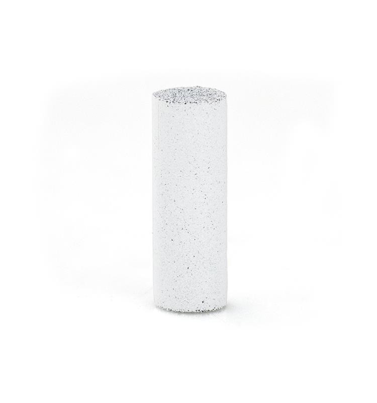 EVE SILICONE CYLINDER 6x24 mm. WHITE COARSE (IN BOX OF 100 UNITS