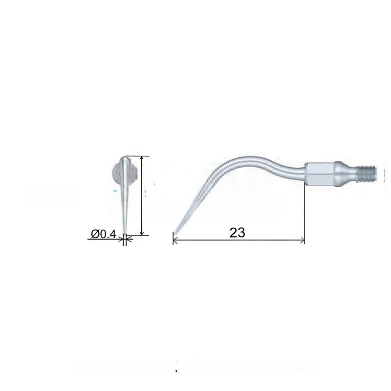 GK5 tip for ECO S2 pneumatic scaler, compatible with KaVo Sonicflex | Prophylaxis