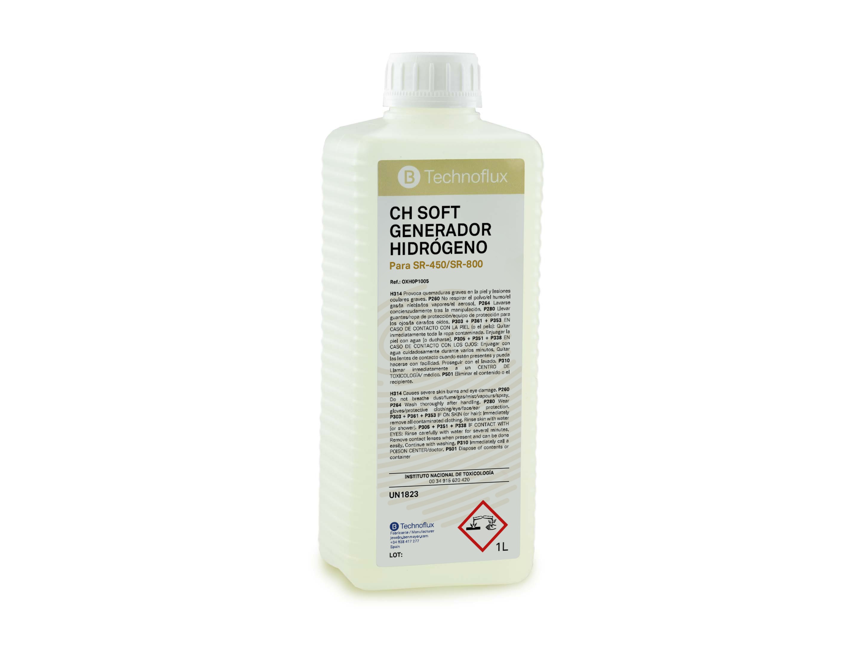 TECHNOFLUX -CH SOFT 1 Li HYDROGEN GENERATOR FOR SR-450/SR-800
