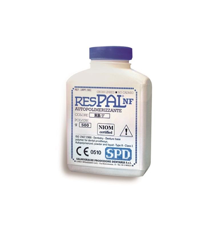 SPD RESIN "RESPAL NF" SELF-CURING POWDER 4Kg PINK VEINED COLOR