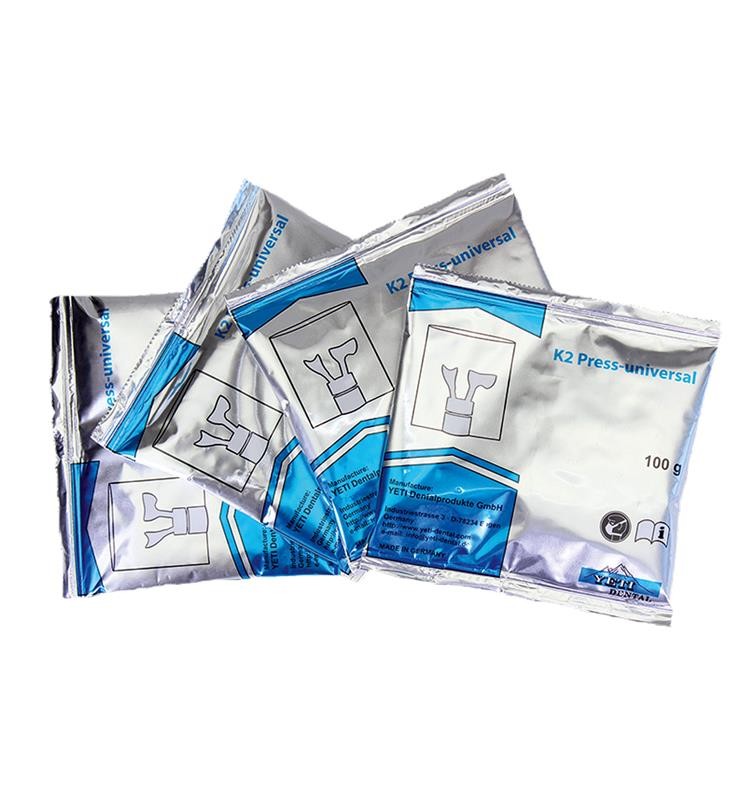 YETI INVESTMENT FOR DISILICATE AND UNIVERSAL PRESSED 50BX100GRS