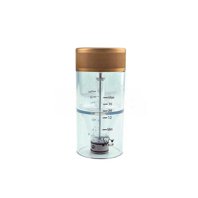 Tank / Reservoir with gold lid for Subgingival treatment powders | AP-B (Orange)