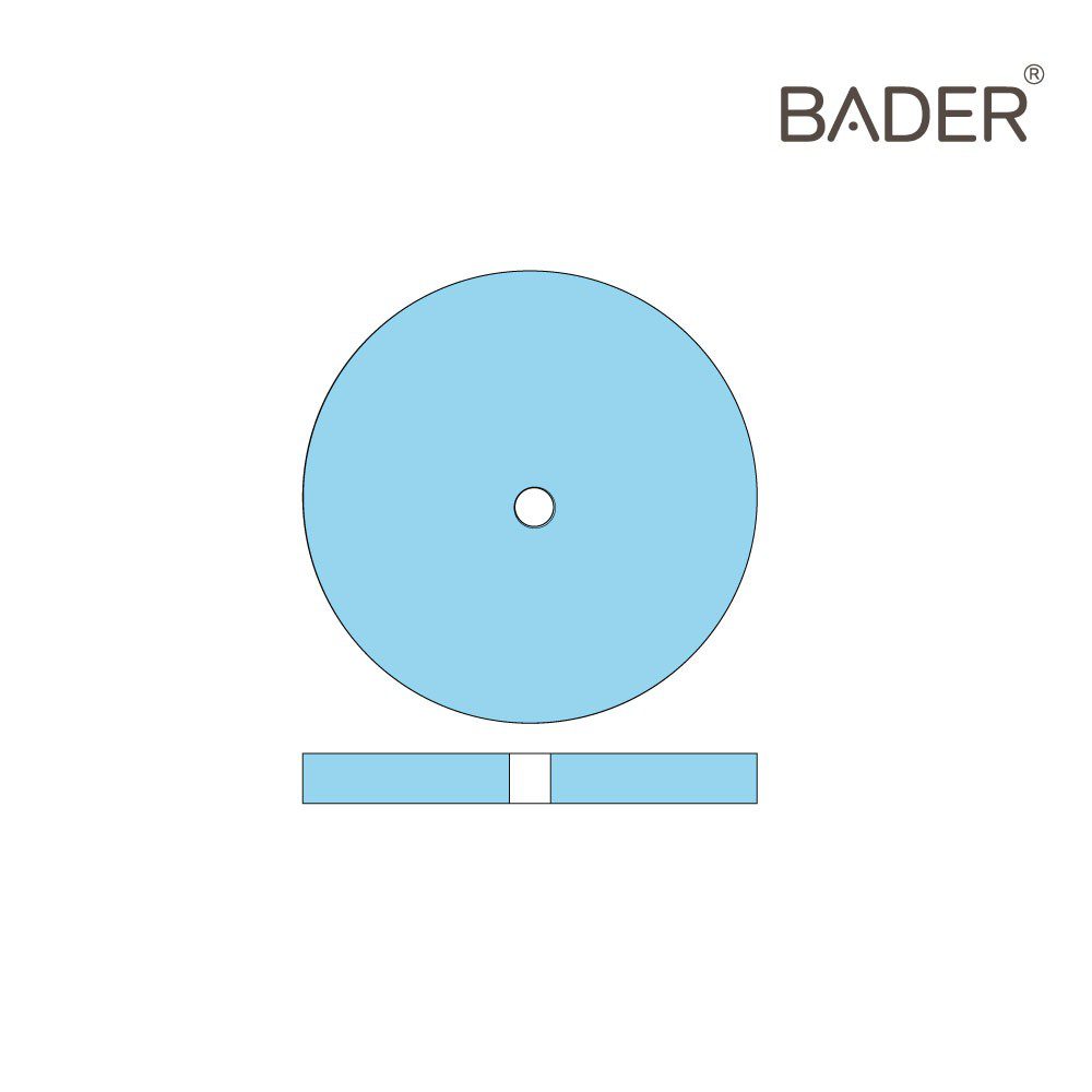 Fine Sky Blue Wheel Polisher ISO 658.900.372.514.220 Bader
