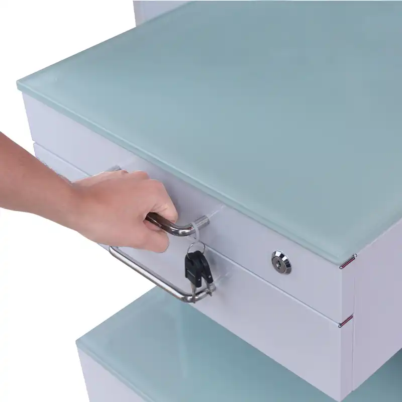 Cart with Double Countertop Bader Model Athena