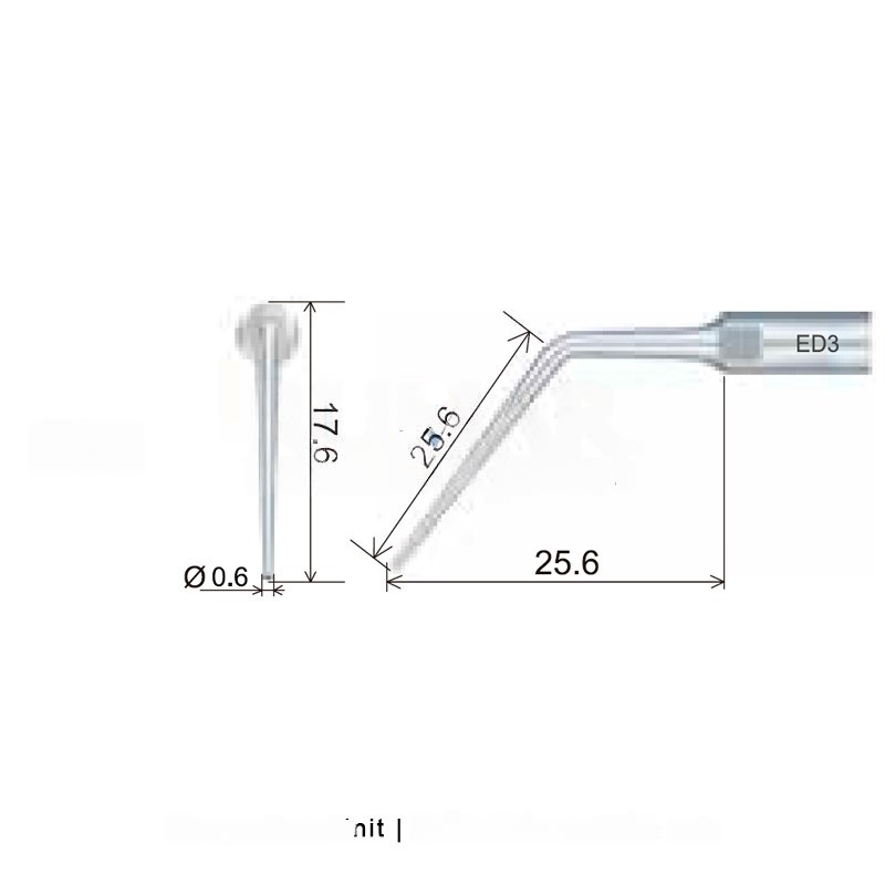 Ultrasonic tip Woodpecker ED3 compatible Satelec | Endo
