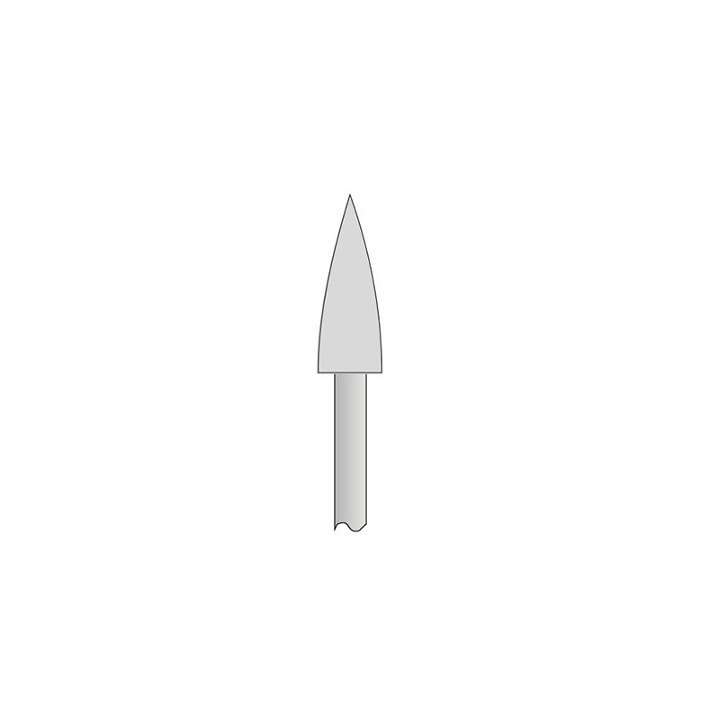 Gray Coarse Bullet Polisher ISO 658.104.243.534.060 Bader