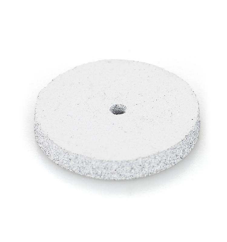 SILICONE DISC EVE 22x3 mm. WHITE COARSE (IN BOX OF 100 UNITS)