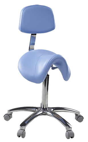 Saddle seat (with backrest)