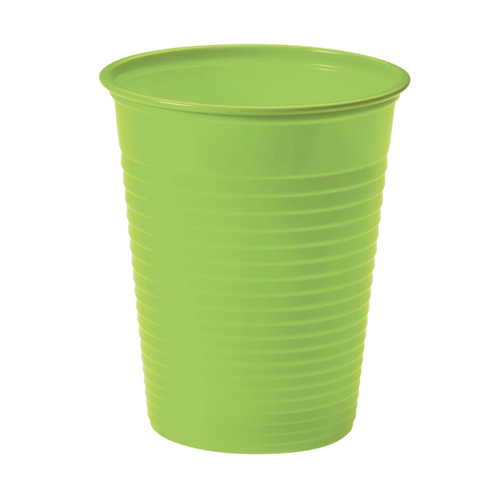 Plastic cups – Green – 200 ml