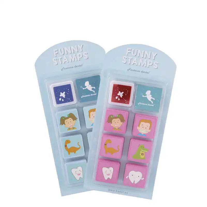 Stamp set with ink - Funny Stamps Bader