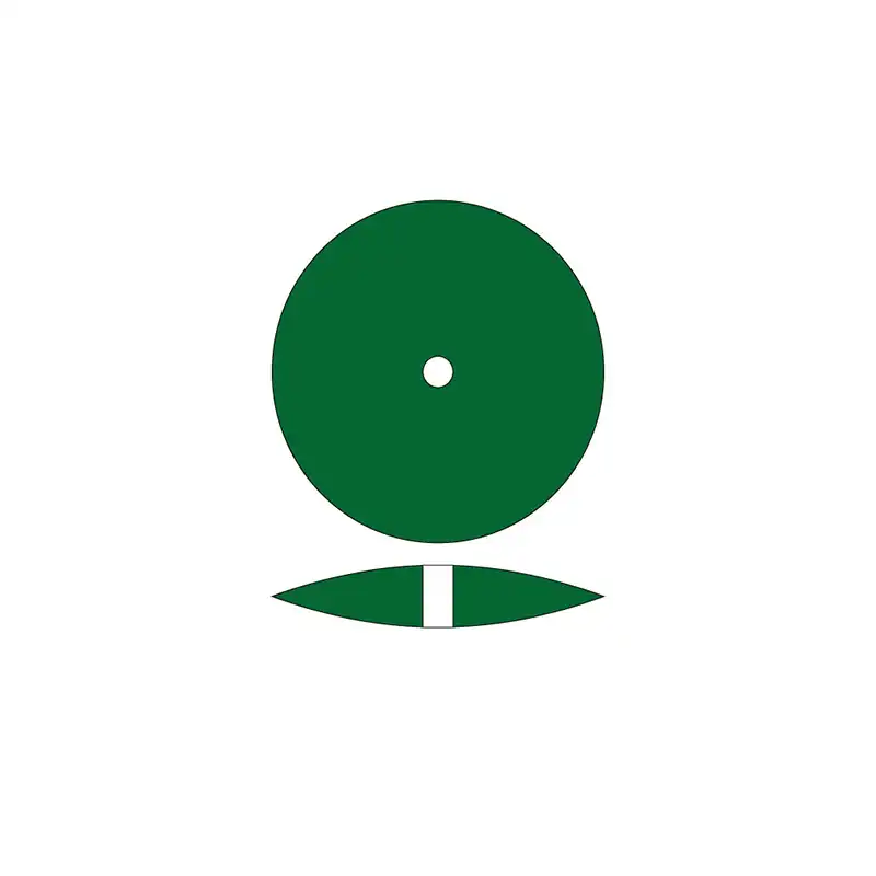 Fine Green Polisher Lentil ISO 652.900.303.514.220 Bader