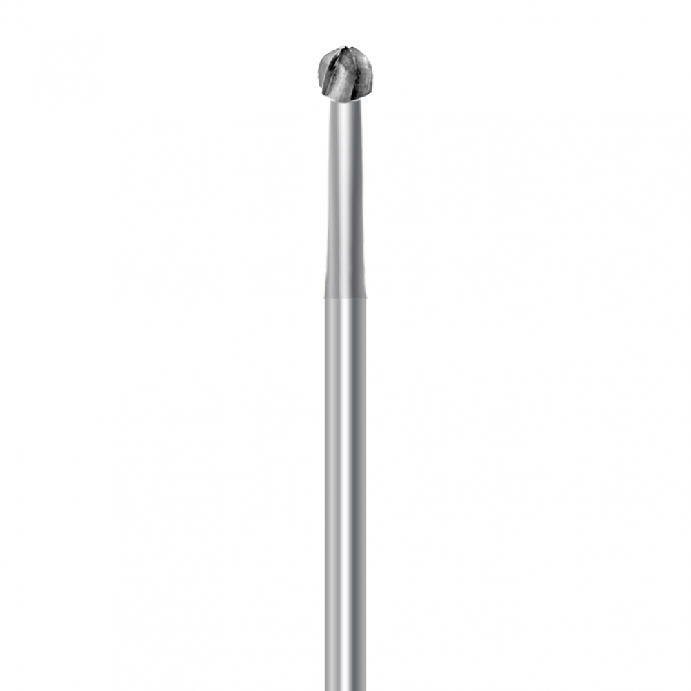 Long spherical carbon burs for turbines