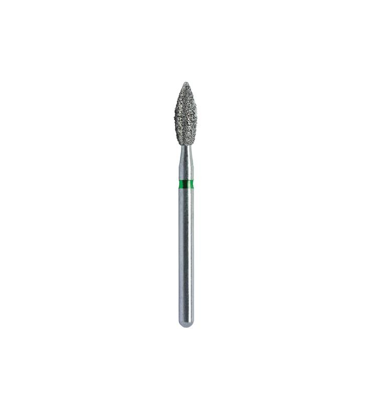 FG DIAMOND BUR STRAUSS MOD 368-023 RUGBY BALL SHAPE COARSE GRIT