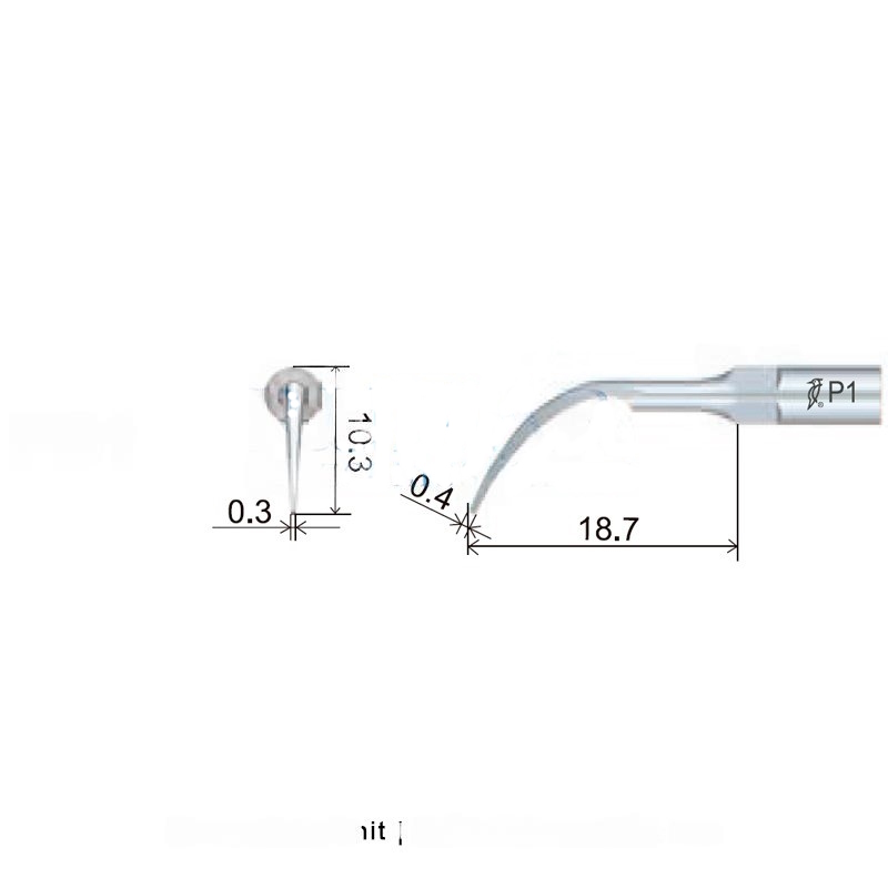 Woodpecker PD1 ultrasonic tip compatible with Satelec | Perio