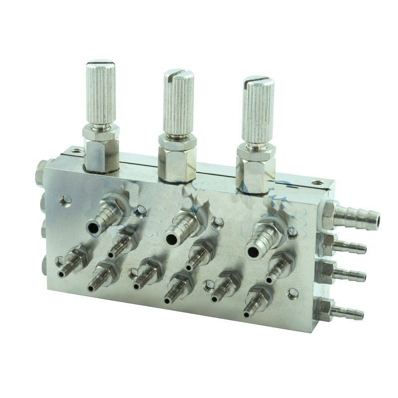 Block valve 3 instruments, standard