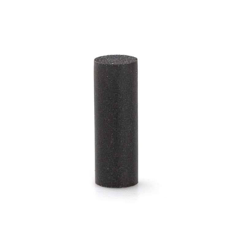 EVE SILICONE CYLINDER 6x24 mm. BLACK MEDIUM (IN BOX OF 100 UNITS)