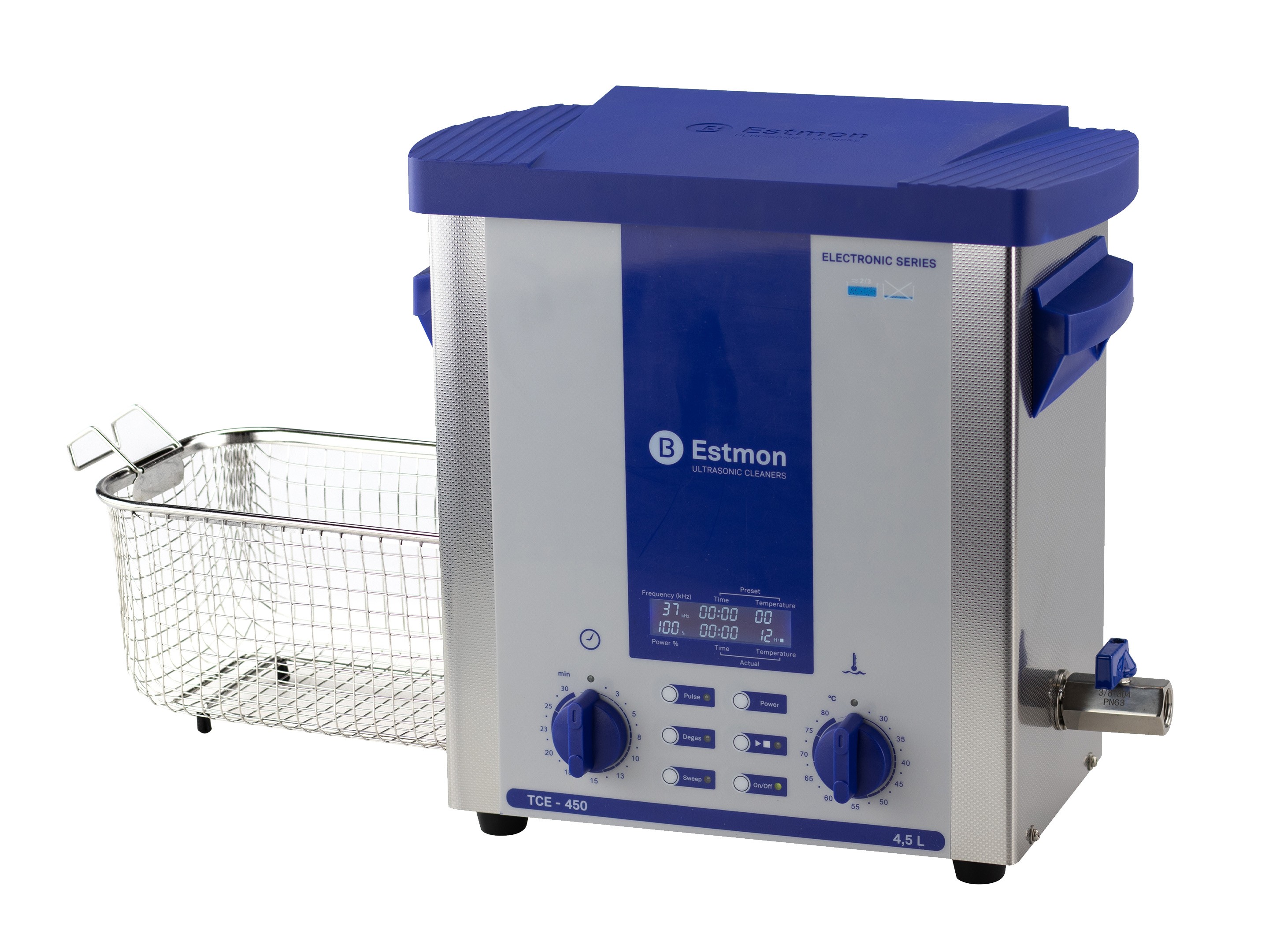 ULTRASOUND ESTMON ELECTRONIC SERIES MOD. TCE-450 4.5 LITERS WITH BASKET