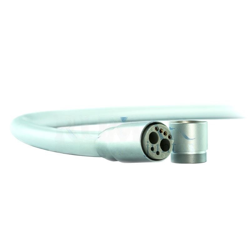 Hose for micromotor Bien Air MC3 / LK / LED + turbine with and without light; NSK M40 motor open end, multipurpose, 160cm, light grey