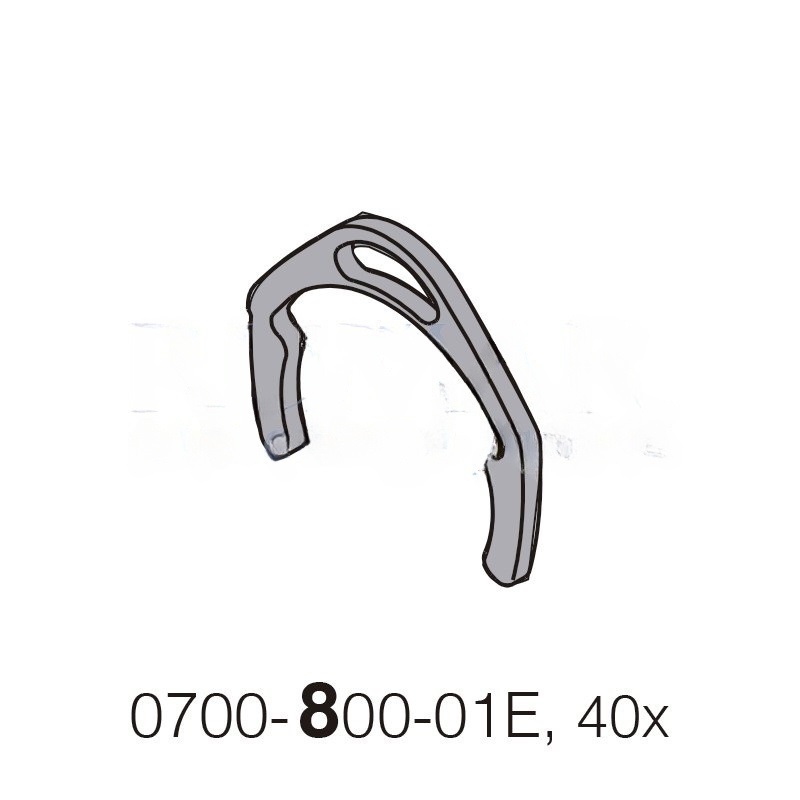 DürrConnect large clip (G), 20 units
