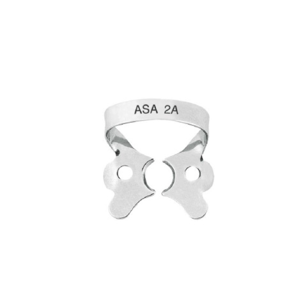 Wide premolar dam clamp (3052-2A)