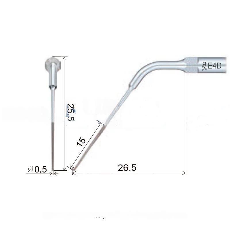 Woodpecker ES4D ultrasonic tip compatible with Sirona | Endo Diamond
