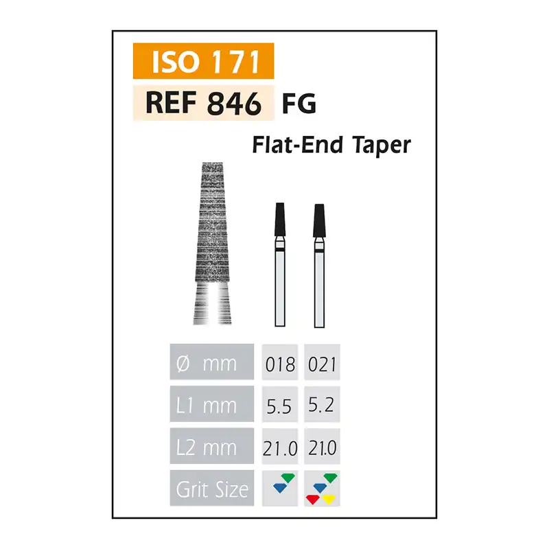 FG Burs ISO 846-314-534-018 Green Bader