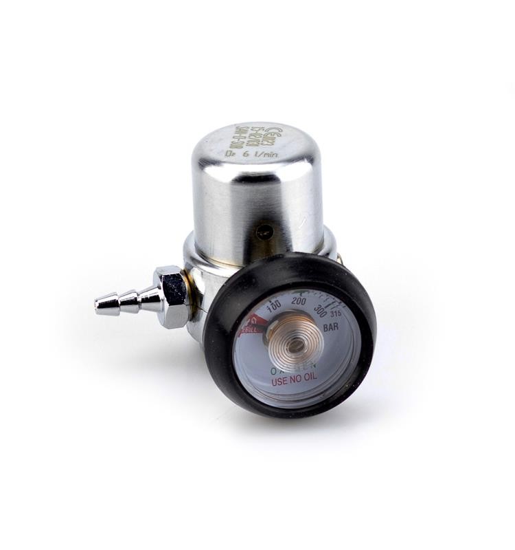 PRESSURE GAUGE WITH PRESSURE REDUCER FOR OXYGEN BOTTLE