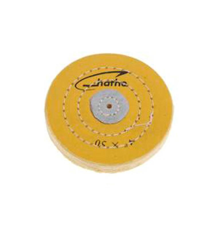 HATHO YELLOW COTTON DISC 100x15  MM 50 LEAVES