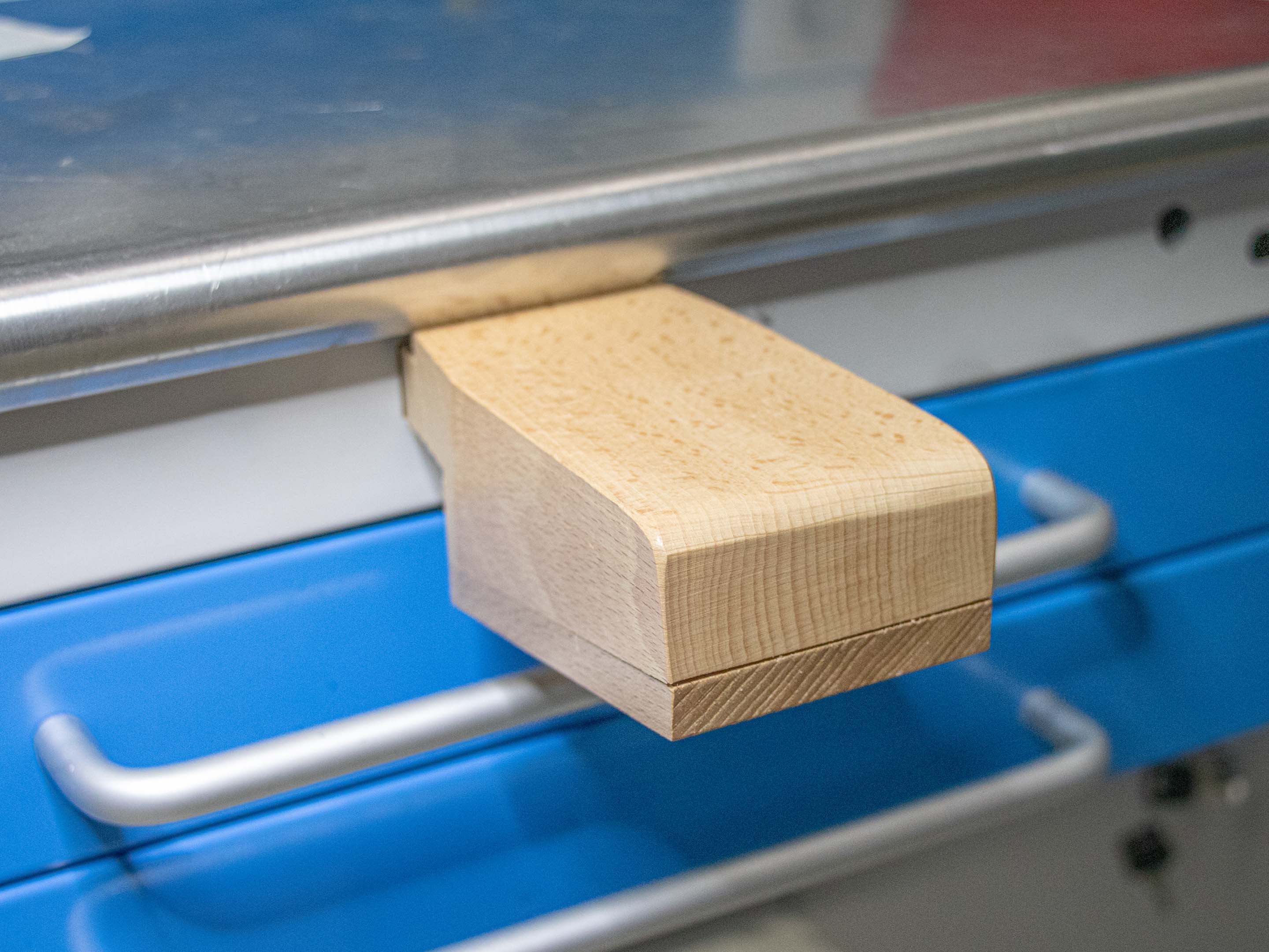 WOODEN CHIP TRAY FOR ASPIRATION WORKBENCH DENTAL LAB
