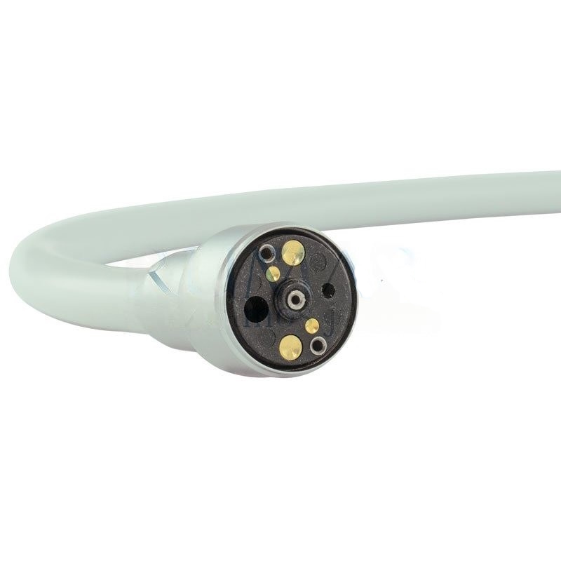 Hose for micromotor Bien Air MC2 Isolite and LED, ISO300 with light, open end, swivel terminal 540º, 160cm, light grey
