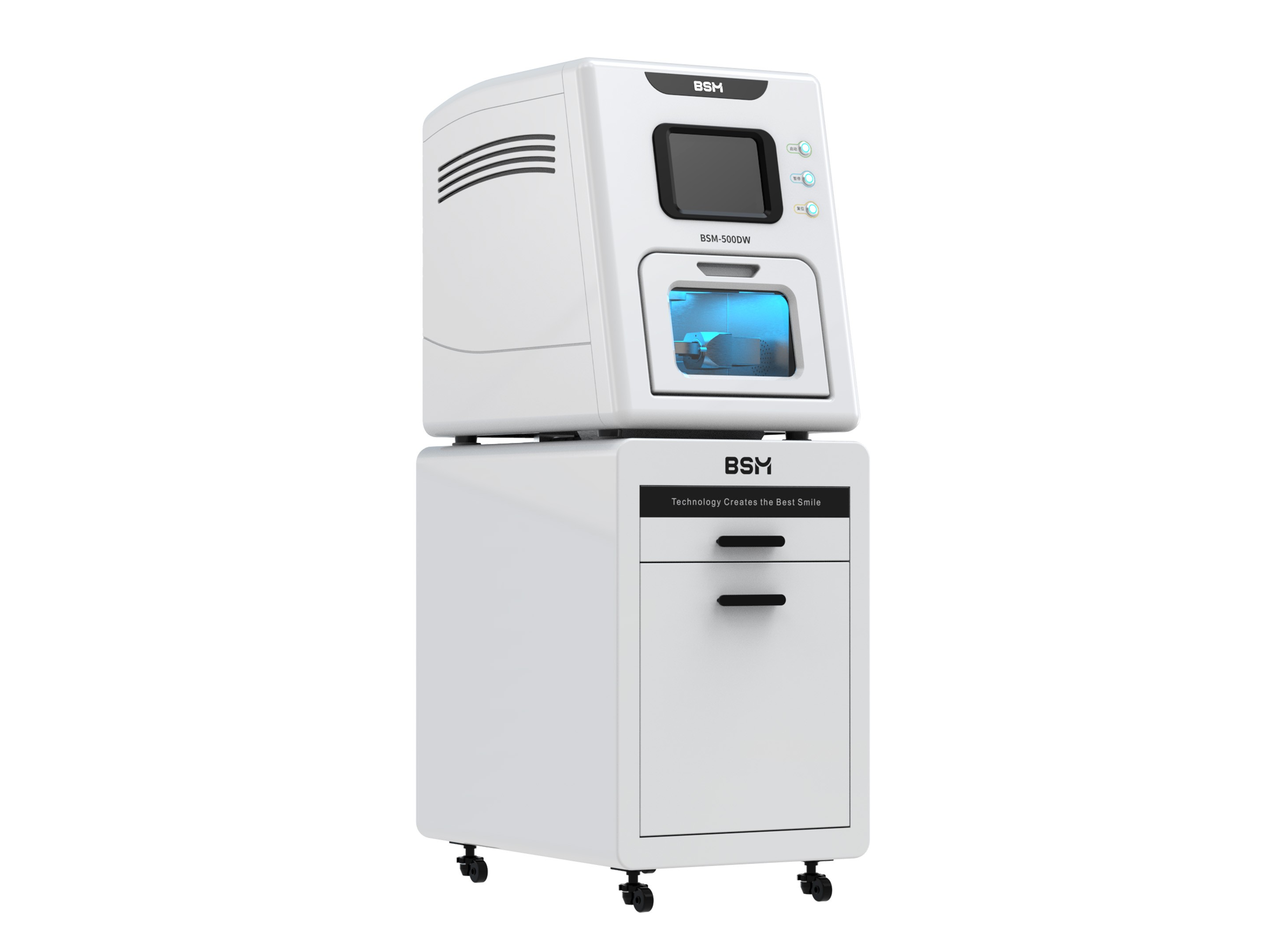 HYBRID DENTAL MILLING MACHINE 500DW WITH MILLBOX