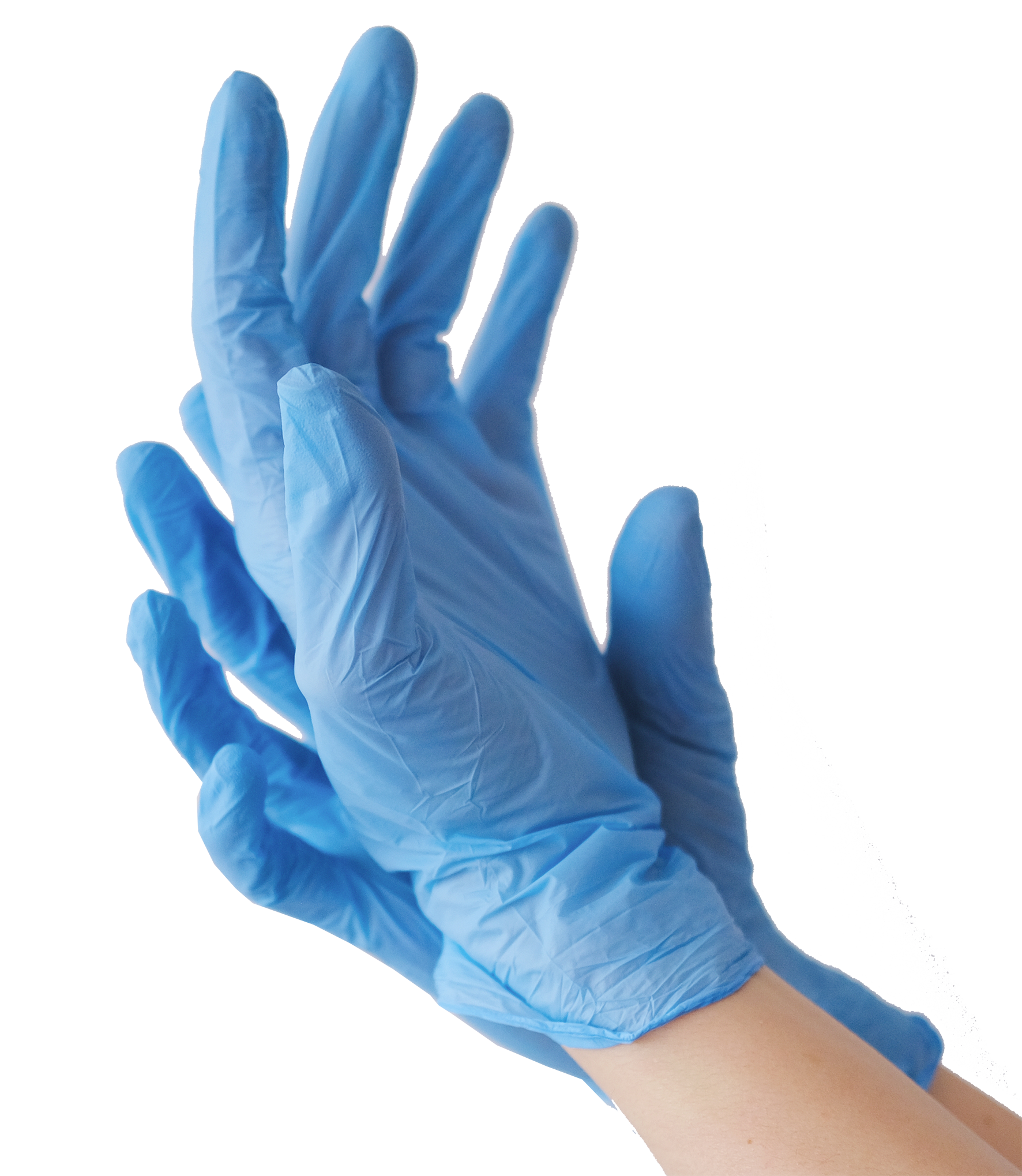 Blue powder-free nitrile gloves – Size XL