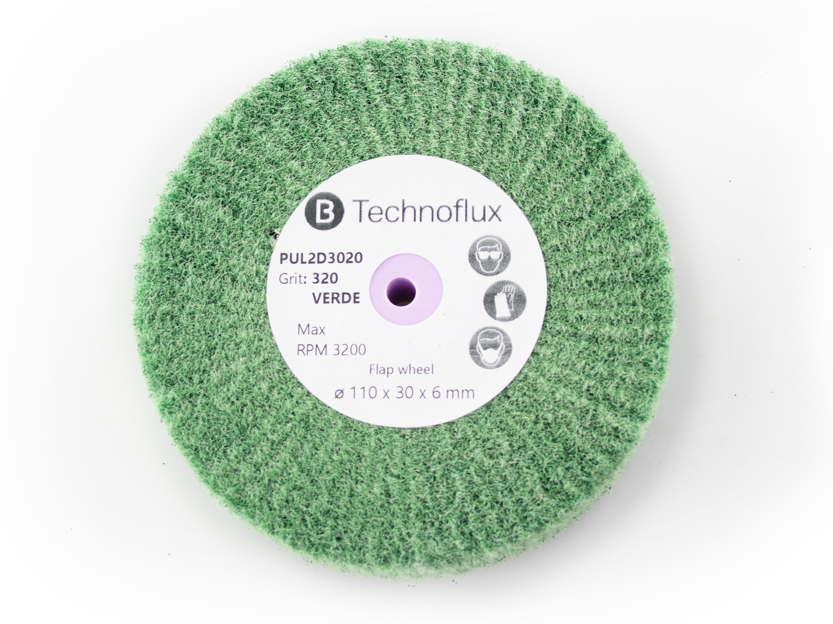 SCOTCH GREEN RADIAL DISCS 110x30 GRIT 320