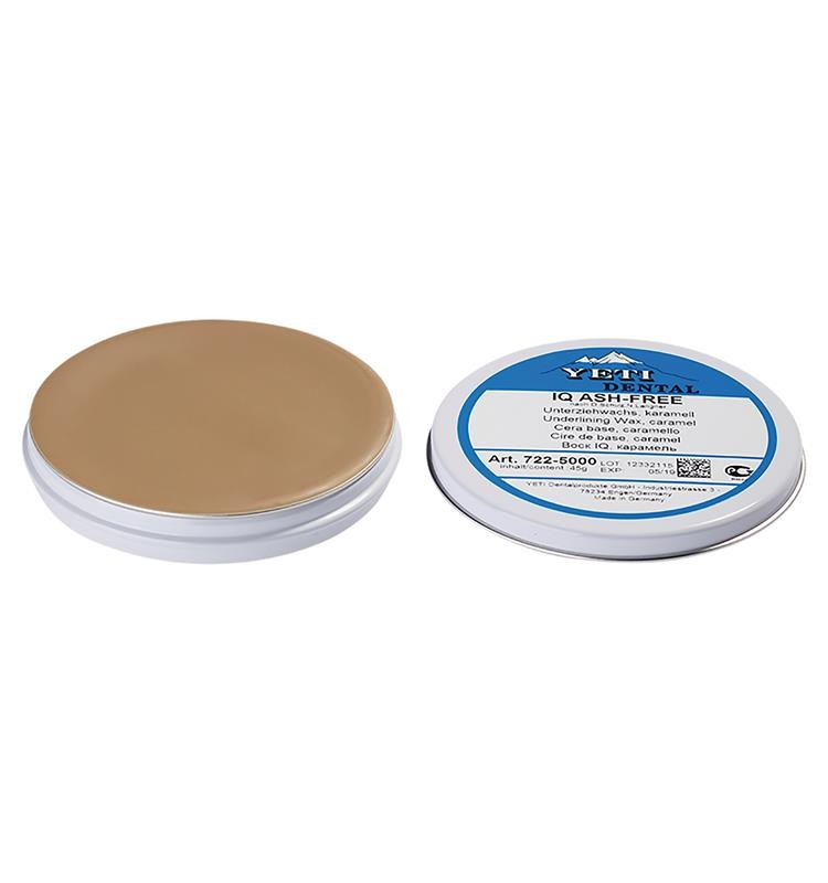 IQ ASH-FREE caramel base wax, 45g