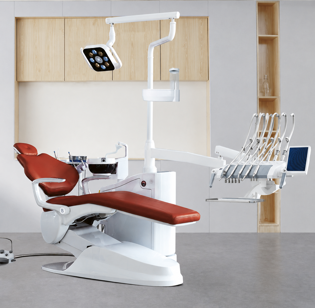 Dental Chair Bader Flex Up M8 Plus - Hanging hoses
