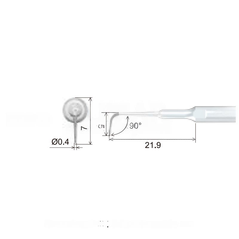 Ultrasonic tip Woodpecker ED24D compatible Satelec | Endo Diamond