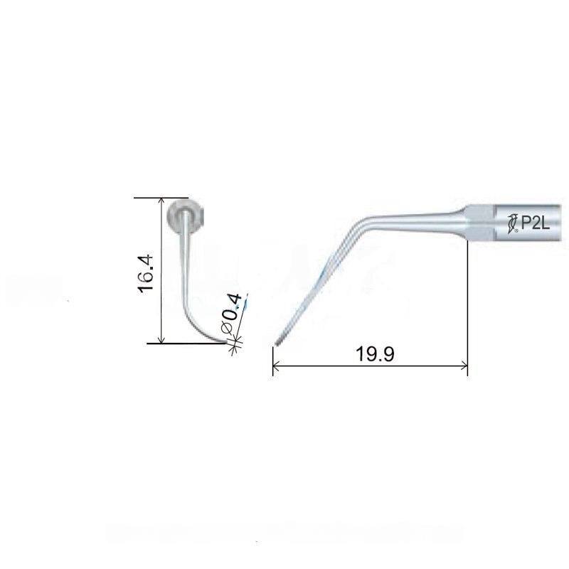 Woodpecker P2L Ultrasonic Tip Compatible with EMS, Perio (Left Side)