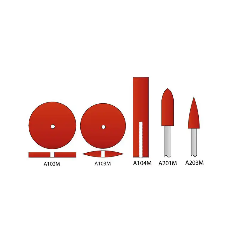 Reddish Medium Wheel Polisher ISO 652.900.372.524.220 Bader