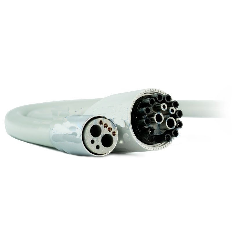 Hose for Bien Air MC3 / LK / LED micromotor with and without light, CEFLA connector, 120cm, dark grey